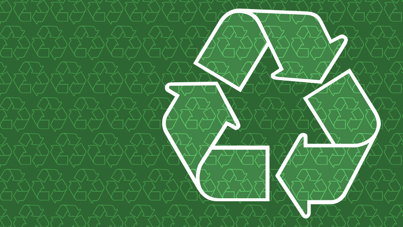 Recycling, 3D icon, green background, Ecology HD wallpaper | Pxfuel